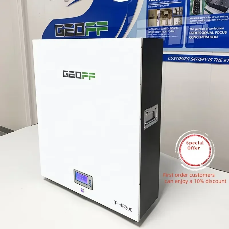La batteria di energia solare domestica GEOFF 10 kW 48 V 200 Ah sostituisce la batteria LiFePO4 domestica con BMS