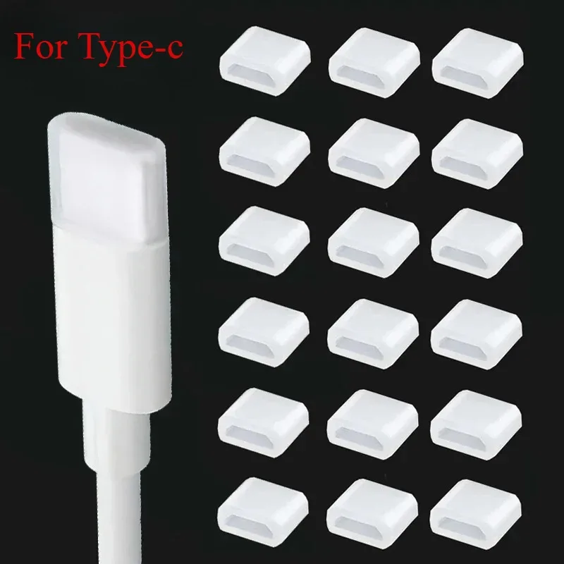 

USB-C Anti Dust Plug Waterproof Protector Cover, Universal Silicone Port Cap for Android Type C Charger Cable Mobile Devices