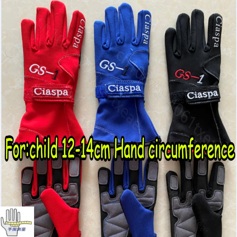 

Детские перчатки для гонок на картинках, огнестойкие и противоскользящие перчатки для гонок на мотоциклах/внедорожника, окружность руки 12-14 см