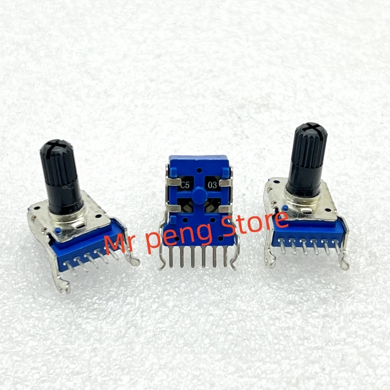 2pcs RK12 dual 6-pin horizontal for Yamaha rotary Potentiometer C503 C50K axis length 15MM