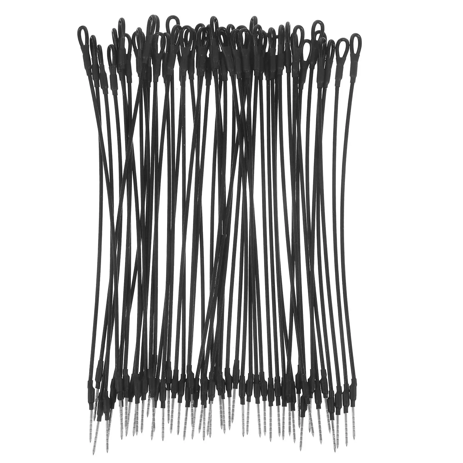 

50Pcs Robust Anti-Theft Tag Cord Steel Wire Rope for Clothing Shoes Hats Goods Retail Boutiques Tag Protective String