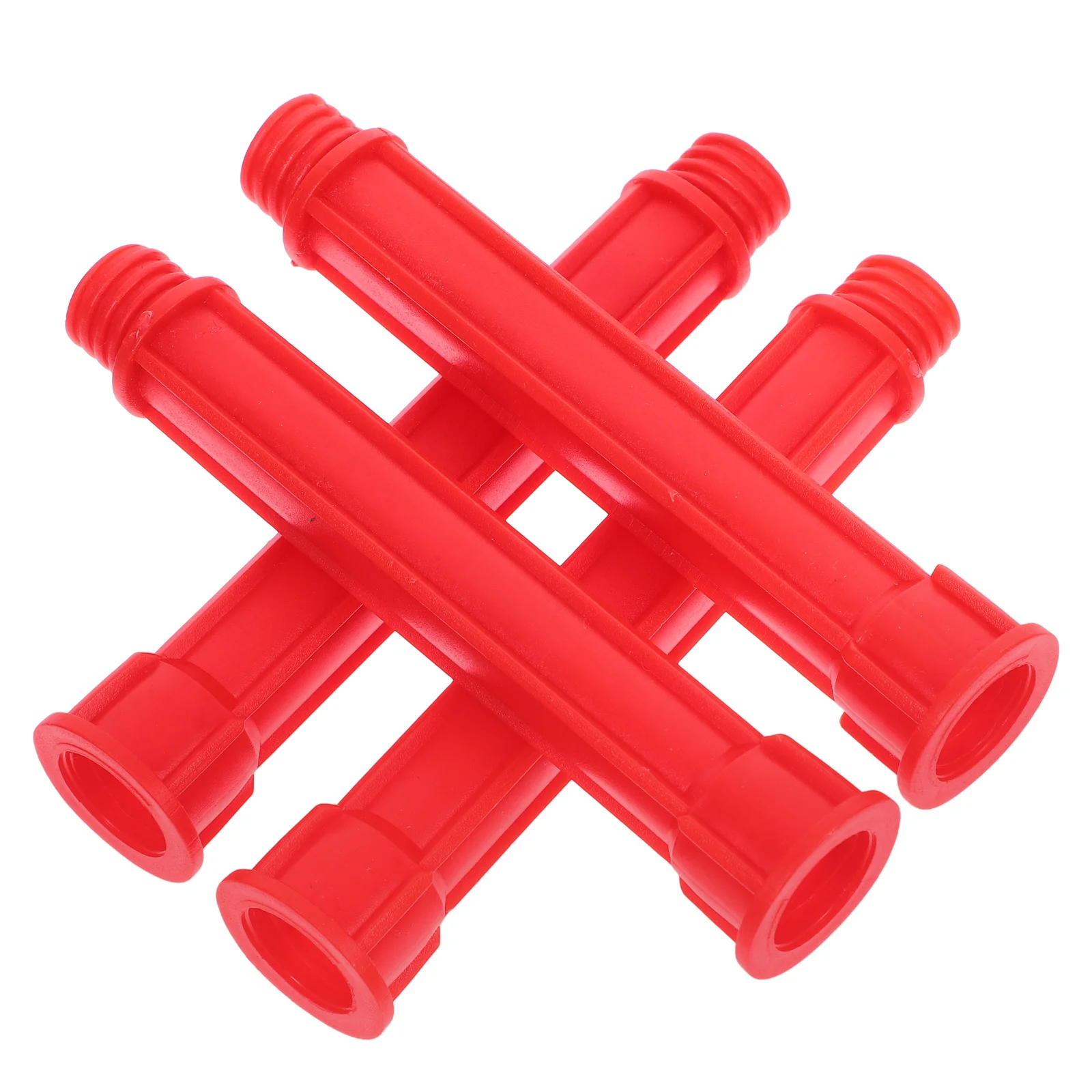 4pcs Caulking Nozzle Tips Plastic Caulk Applicator Extension For Hard-To-Reach Areas Structural Adhesive Tool Reusable Set