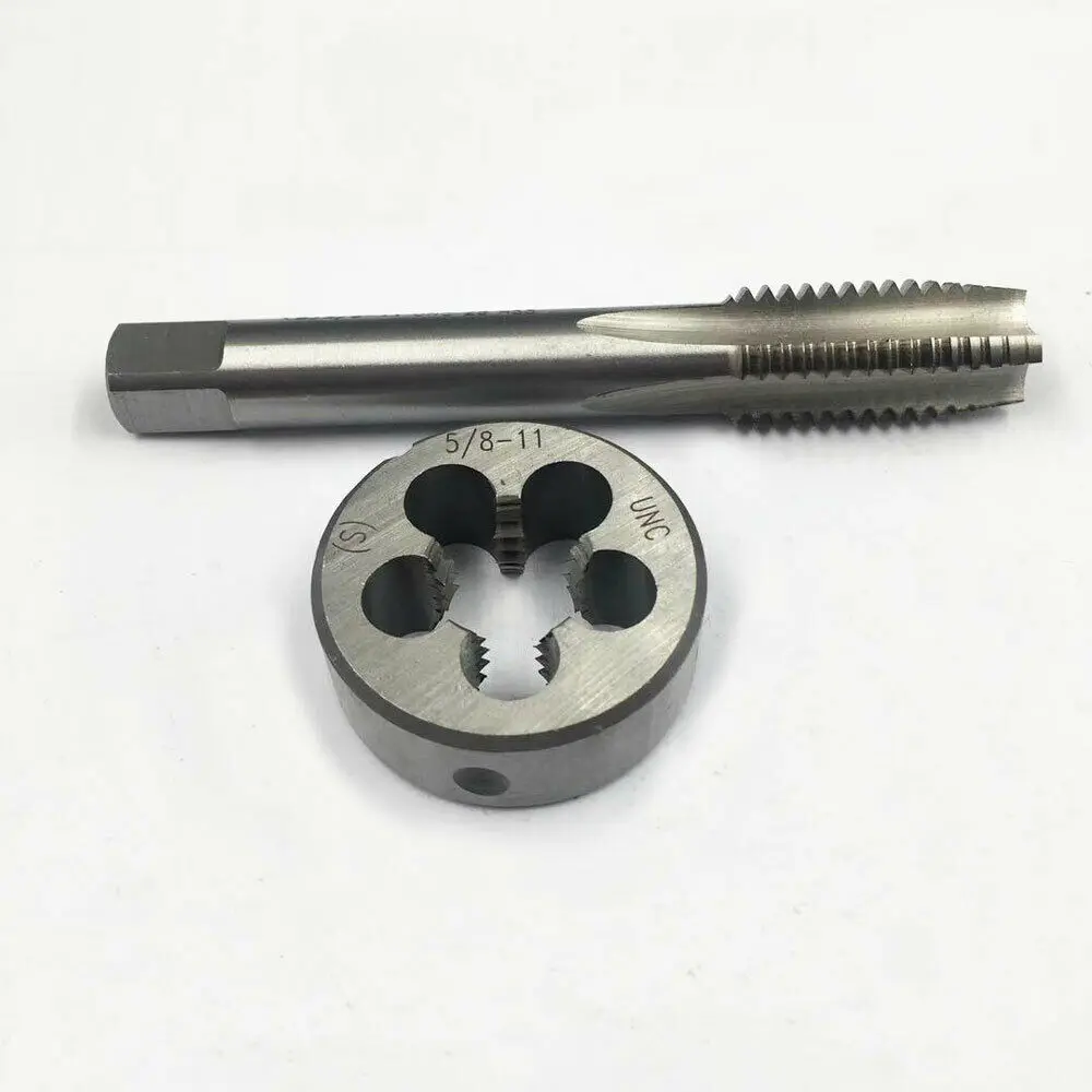 5/8 "- 11UNC 5/8-11UNC HSS طقم السدادة واللولبة UNC آلة صنبور لولبي ويموت خيط دائري UNC
