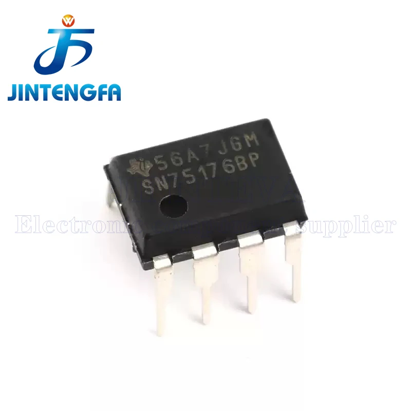 20PCS SN75176BP DIP-8 SN75176 75176 SN75176B DIP  RS-485/RS-422 Differential Bus Transceivers IC