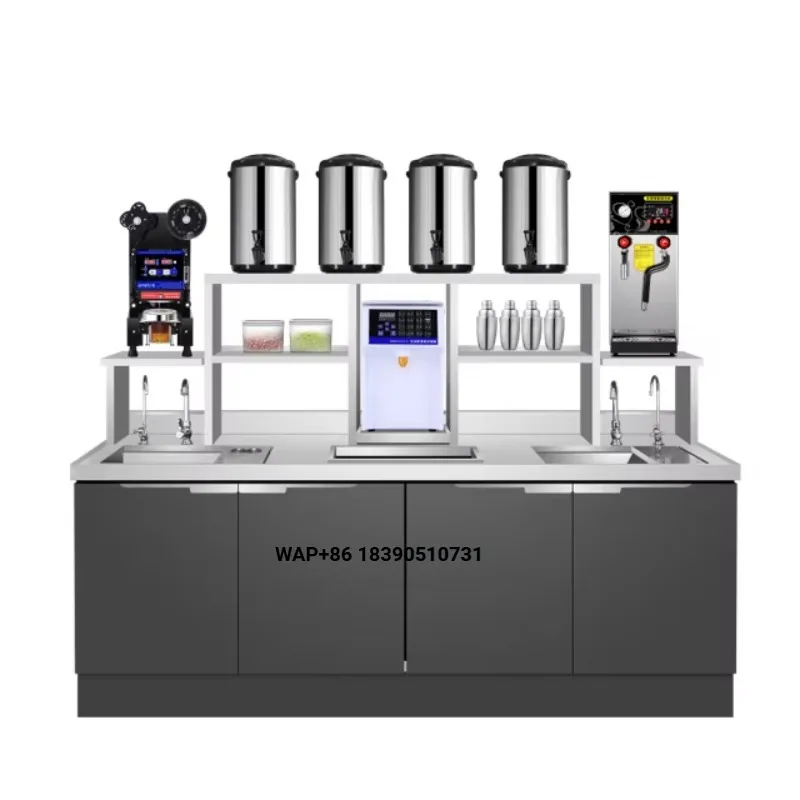 New Type Customized Bar Counter Station Milk Tea Service Cocktail Bar