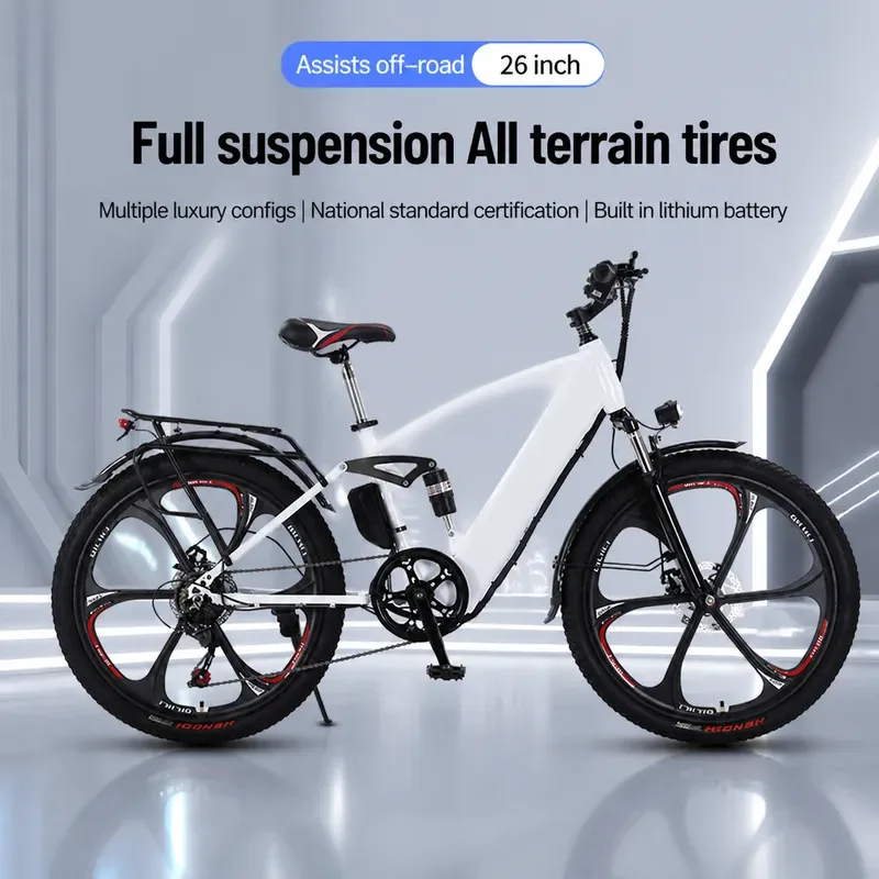 Flying Pigeon 400W Lithium Battery Electric Mountain Bike New National Standard Adult E-Bike for Men and Women