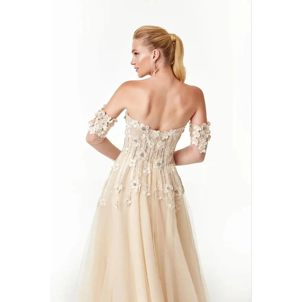 Maßgeschneiderte Chiffon-Abendkleider, elegante formelle Anlässe, trägerlose Ballkleider, bodenlange Kristall-Abschlussballkleider