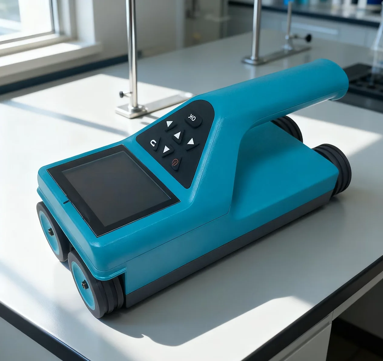 R800 portable ferroscan rebar detector, accurate positioning equipment for underground steel bar distribution inspection