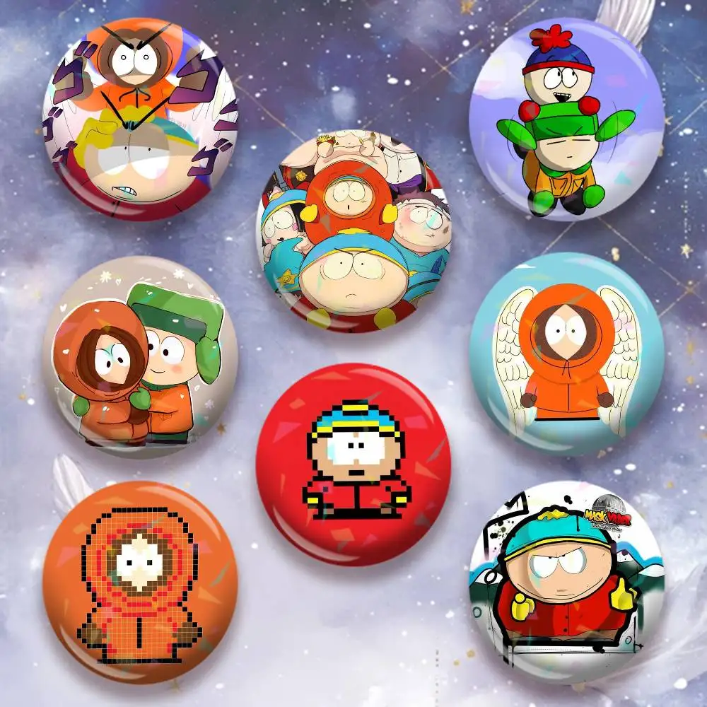 Kenny S-South Park  Icon Badge Handmade Tinplate Brooch for Chest Ornament Gifts Easter decorations