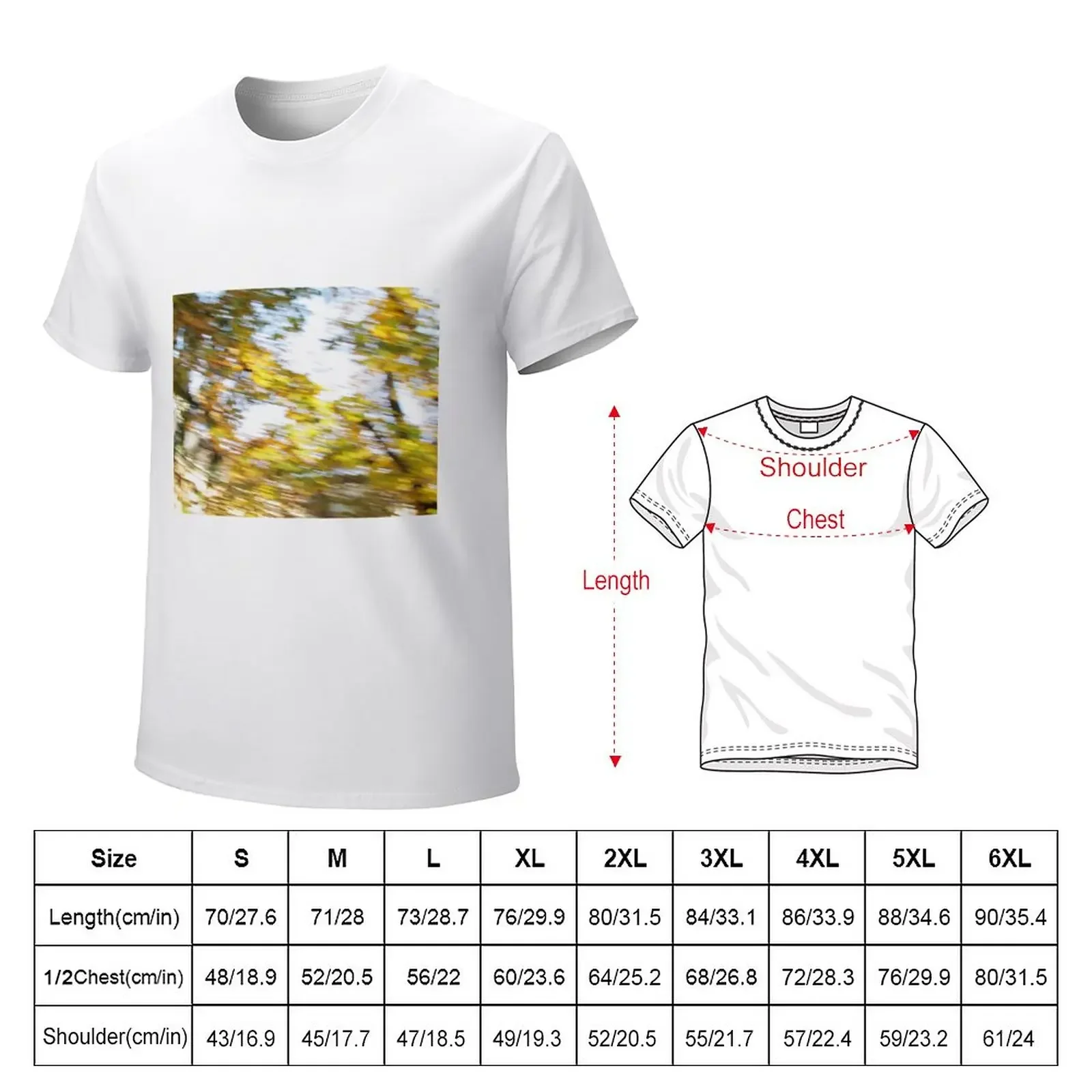 The Dizzying Heights of Autumn T-Shirt graphics anime clothes oversized mens t shirt graphic