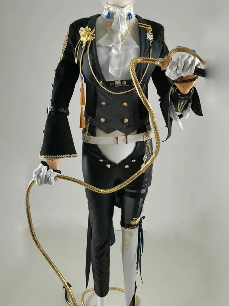 Game Nu: Carnival Edmond Cosplay Costumes Halloween Carnival Uniforms Anime Clothing Fancy Party Suit Custom Made