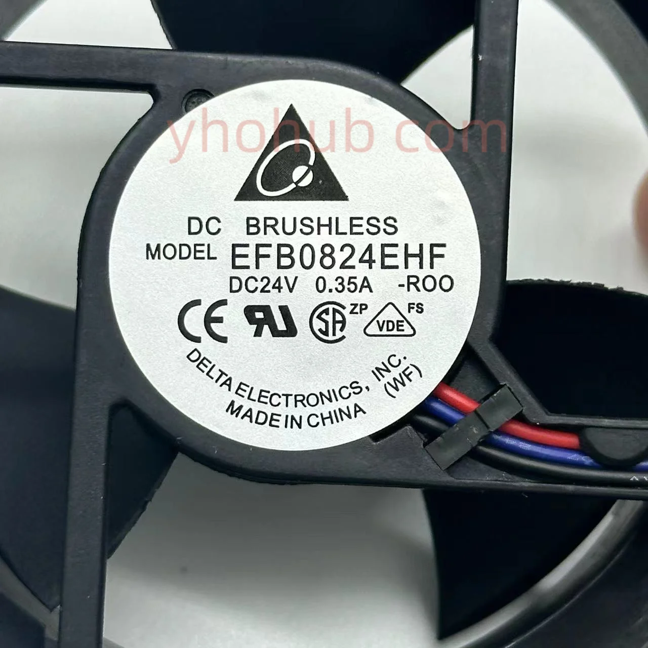 

Delta Electronics EFB0824EHF R00 DC 24V 0.35A 80x80x32mm Cooling Fan