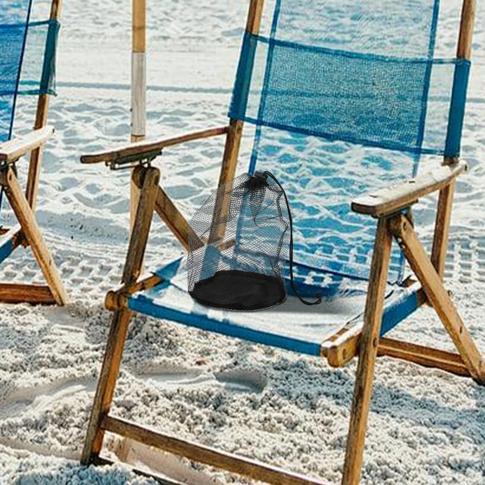 

Portable Travel Toiletry Bag Large Capacity Mesh Storage Organizer Foldable Makeup Bag for Women Travel Beach Tote