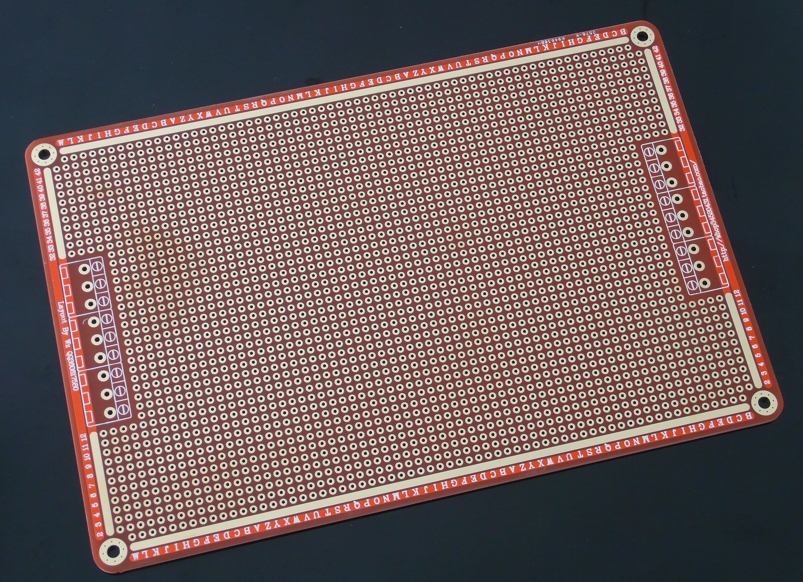 WZ-K size 180x122mm high specification universal board perforated board experimental breadboard double-sided 2mm gold plated