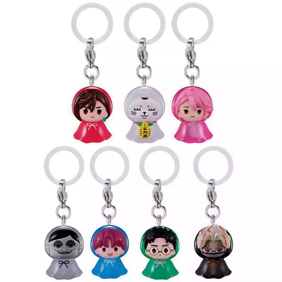 

Оригинальный набор Bandai из 7 предметов: аксессуары Gashapon, игрушки Данда Дан, Момо, Окарун для детей, коллекционные модели, украшения, подарки.