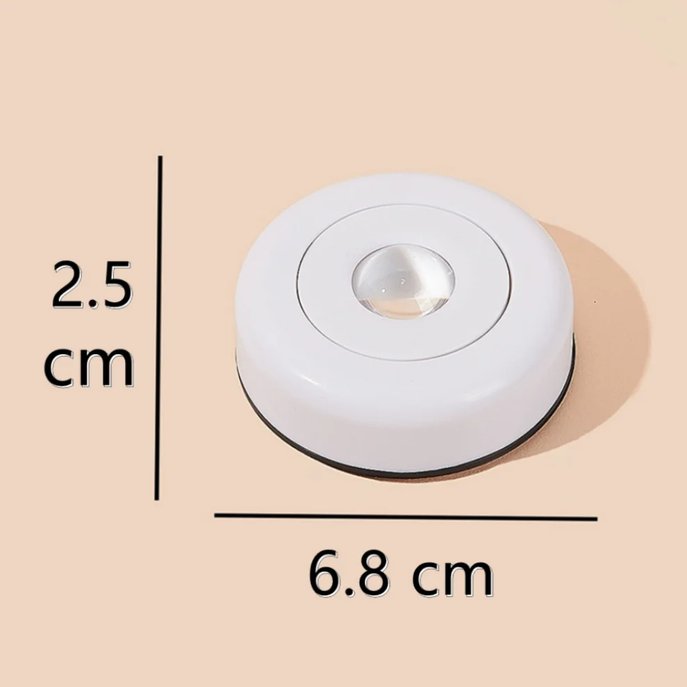 Luces LED táctiles para armario, palo alimentado por batería, lámpara de puesta de sol para pared, cocina, dormitorio, armario, decoración de luz