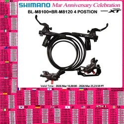 Shimano XT SLX M8120 M7120 M6120 MT420 4 Piston Mountain Bike Bicycle Hydraulic Disc Brake For MTB Bike Downhill D03S N03A N04C