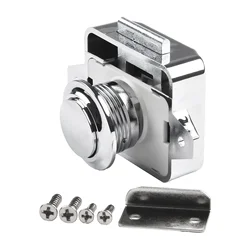 Push Button Catch Lock Cupboard Door Motorhome Cabinet Camper Caravan Latch Knob For All Kinds Of Furniture Door Hardware