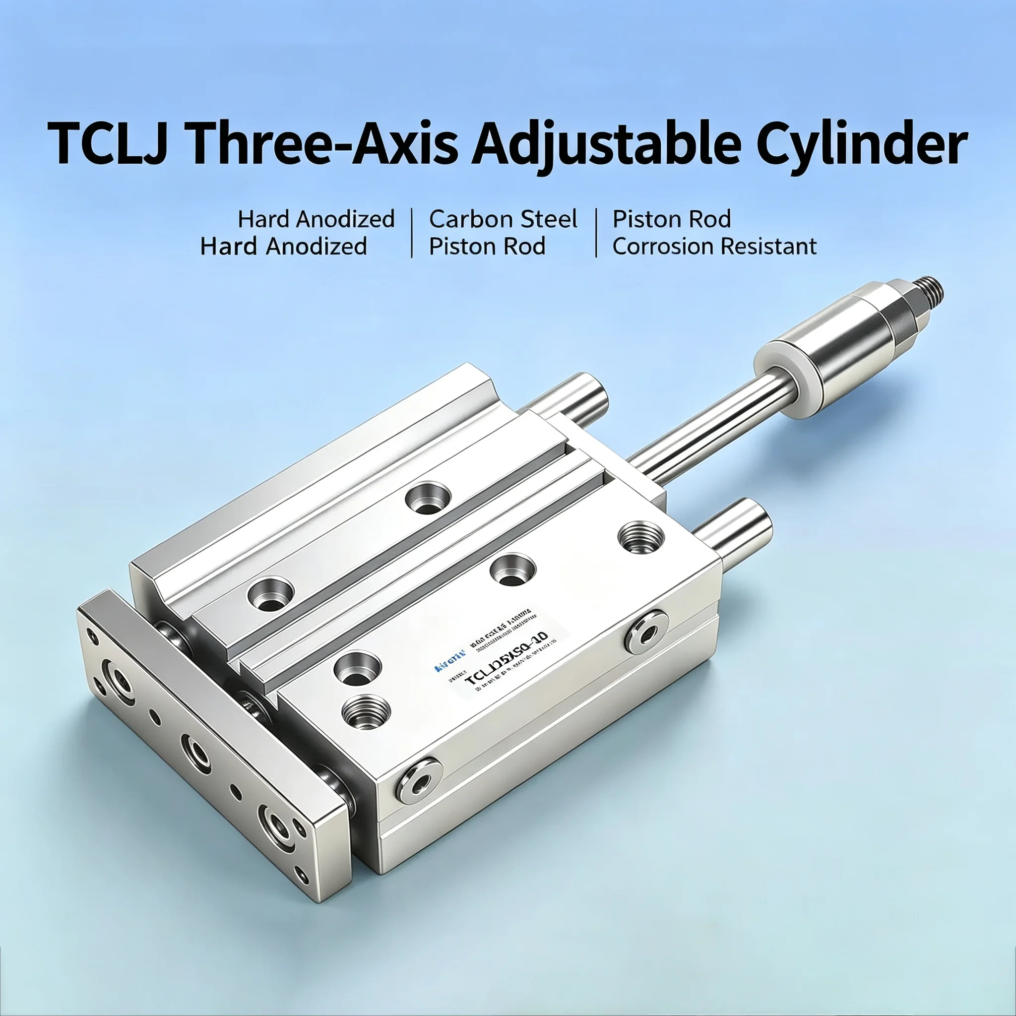 TCLJ Three‑Axis Three‑Rod Adjustable‑Stroke Cylinder TCLJ12/16/20/25/32X20/25/30‑10/20/30