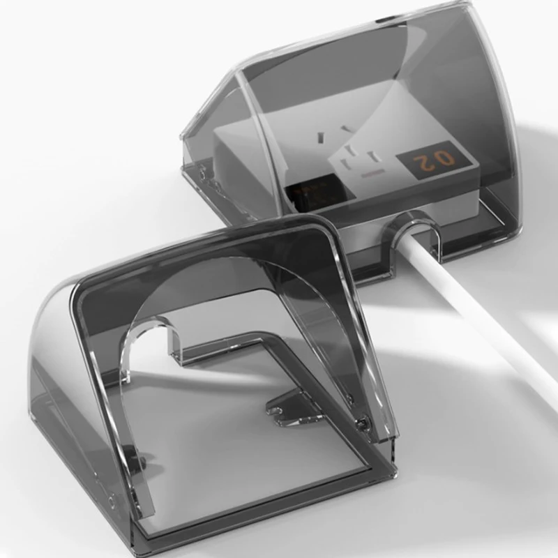 

Защитная крышка розетки типа 86, водонепроницаемая крышка электрической вилки, розетка, непромокаемая коробка, электроприборы для ванной комнаты на открытом воздухе