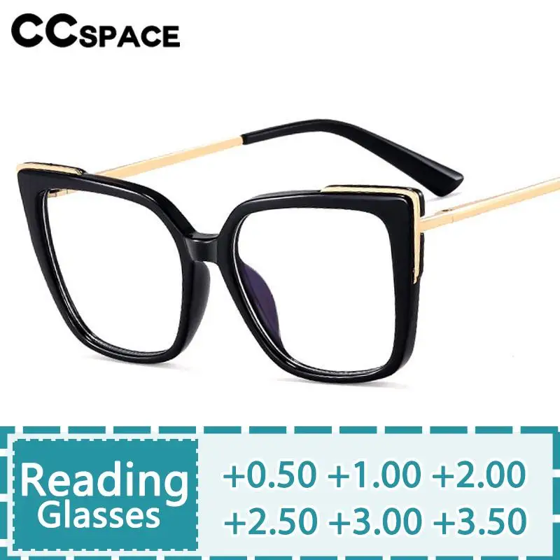 R57532 Fashion Spring Hinge Reading Glasses Comfortable Tr90 Optical Presbyopia Eyeglasses Diopter +50+100+150+200+250+300+350