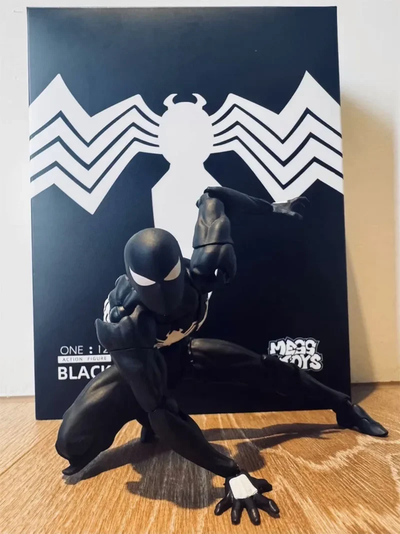 

CT Toys Mess Spider Man Figure Black Spiderman Action Figurine PVC Collection GK Statue Collection Model Ornament Gift for Kids