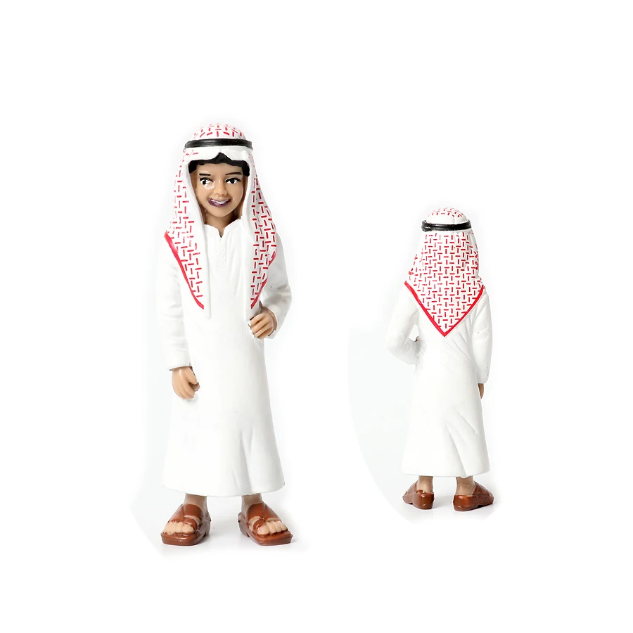 Realistic Around The World Korean,Japanese,Arab,Indian Character Figures Plastic National Characters Pretend Gift For Kids