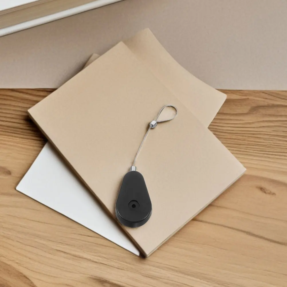 

1 Set Retractable Anti- Cable Lock Box Security Steel Wire Holder For Outdoor Construction Sites Automatic Retraction