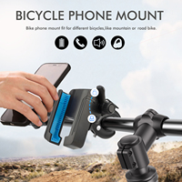 Universal 2025 Bike Phone Holder Shockproof One-hand Operation Mobile Mount for 4.7-7' Bicycle & Motorcycle - Fits Most Devices