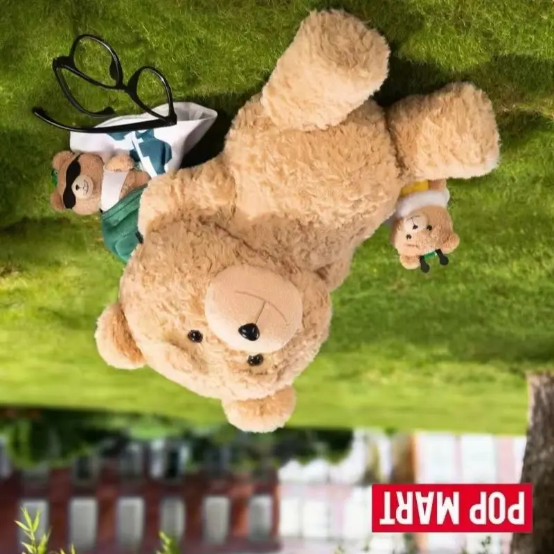 POP MART Hot Nerd Ted 2 Series Action Plush Doll Mystery Box Genuine Blind Box Guess Toys Bag Ornament Figurines Home Decor
