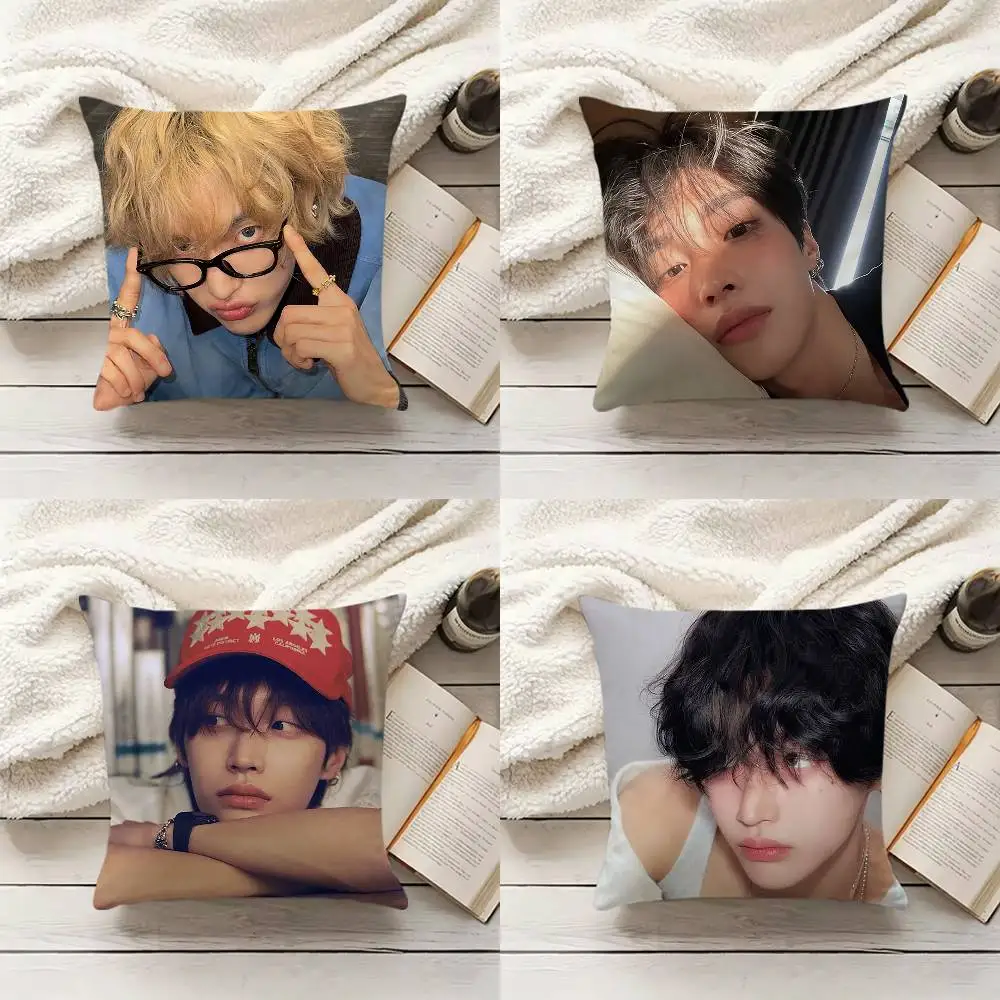 

Kpop Park W-Wonbin Various Sizes Square Pillow Case For Car Home Bedchamber Decor