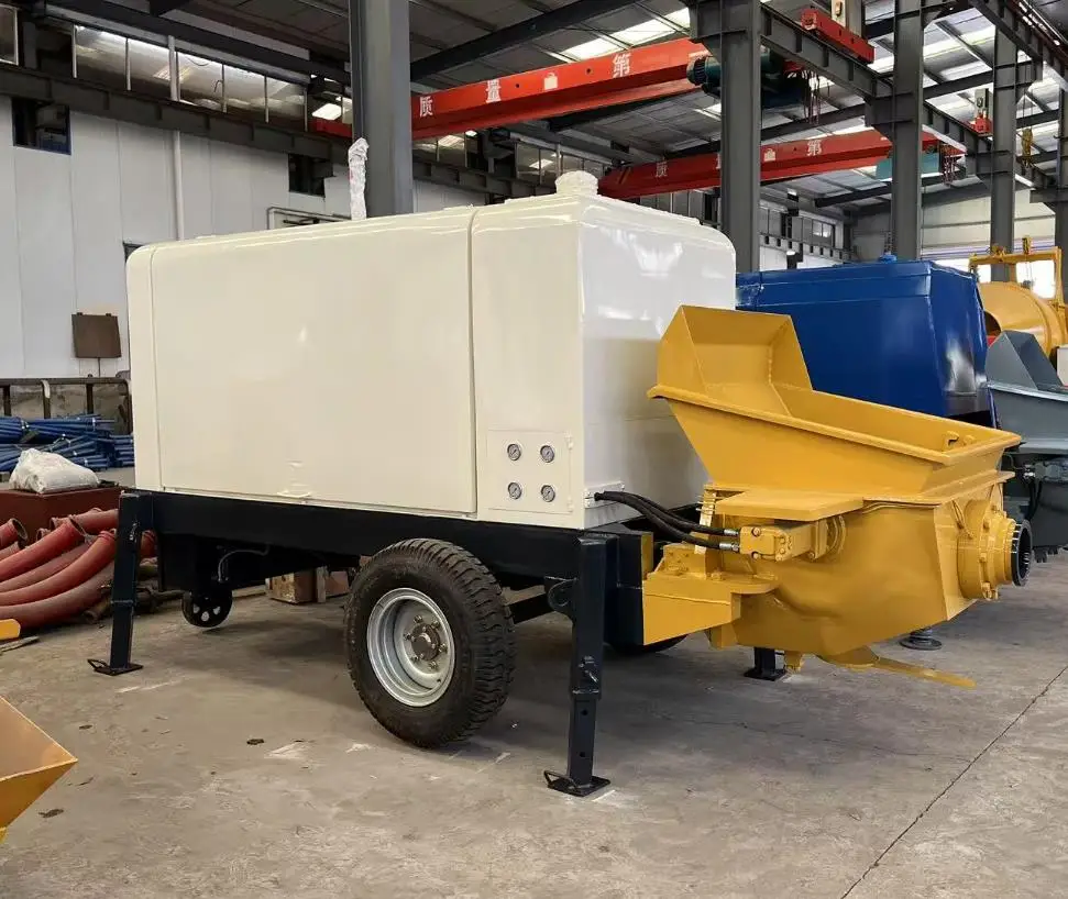 

YG Customized High Quality Manufacturer Mobile Portable Concrete Pump Machine Diesel Concrete Trailer Pump for Sale