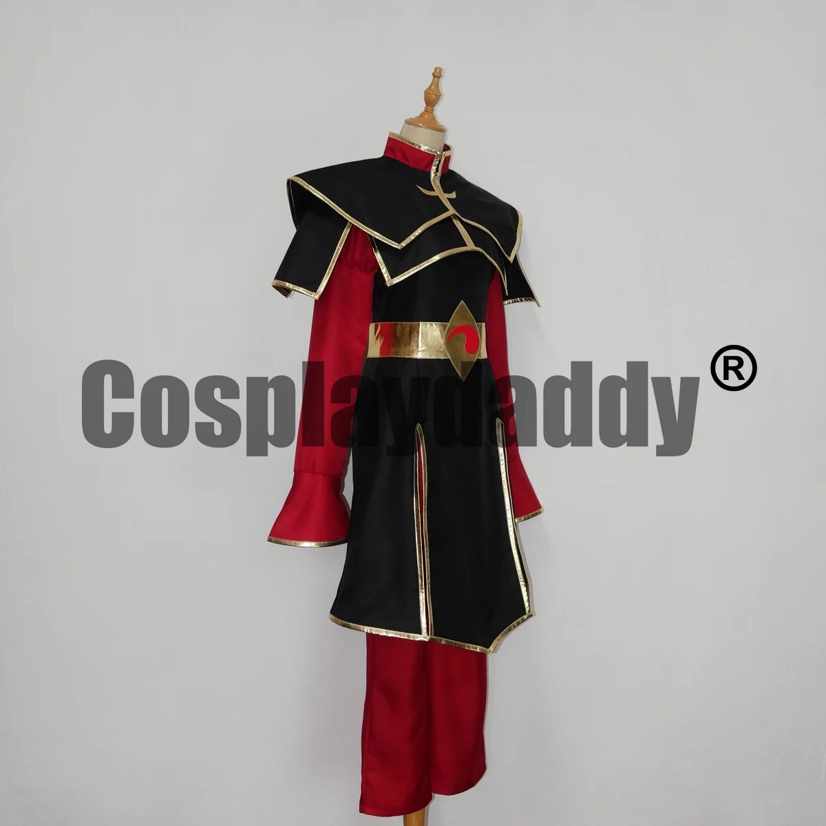 IN STOCK ATLA Fire Nation Princess Azula Cosplay Costume Uniform Outfit Halloween Theme Party - view 3