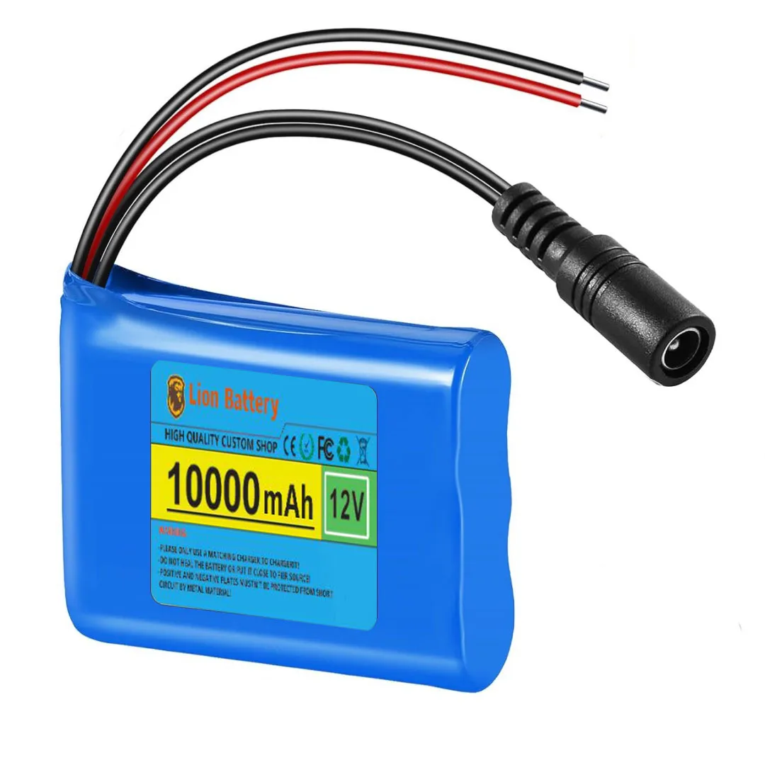 Hochgeschwindigkeits-Ladegerät, 12 V, 3000 mAh, wiederaufladbarer Li-Ionen-Ersatzakku mit Ladegerät – ideal für RC-Autos, Boote und weitere Geräte