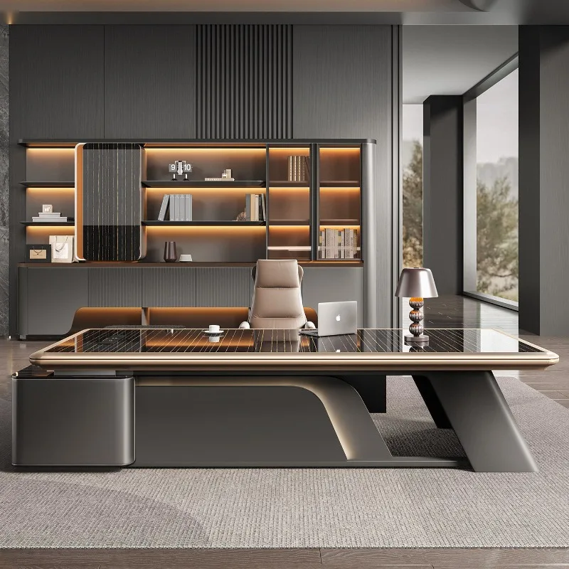 Luxury Decoration Office Desk Multifunctional Reception Design Display Office Desk Computer Design Scrivania Trendy Furniture