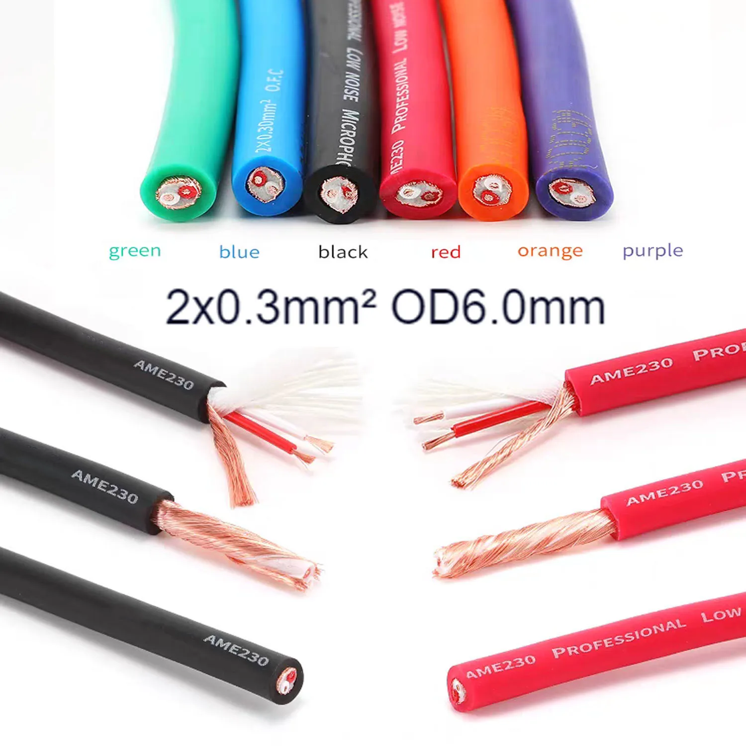 

1-30m Microphone Audio Cable HIFI Balanced XLR Dual Core Cable Electronic Organ Guitar Mixer Noise Cancelling Signal Cable