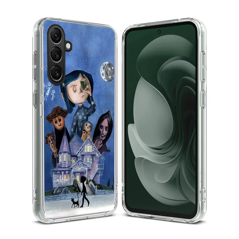 Fondos de Pantalla De Coraline Phone Case Samsung A05S A15 A25 A35 A55 A04S A14 A24 A34 A54 Galaxy Note 20 Ultra 10 Lite 9 8 A6