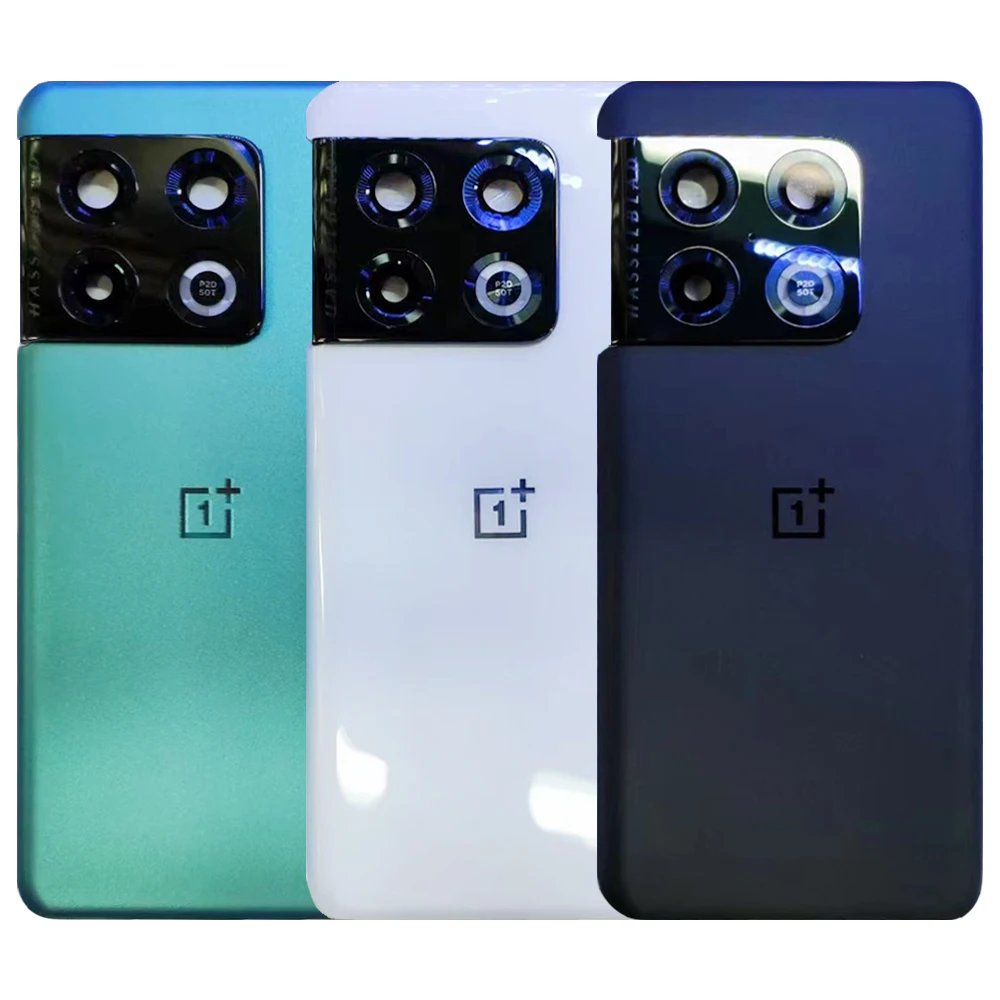 Nuovo per OnePlus 10 Pro coperchio posteriore della batteria custodia per porta batteria posteriore con obiettivo telaio fotocamera coperture riparazione parti di ricambio