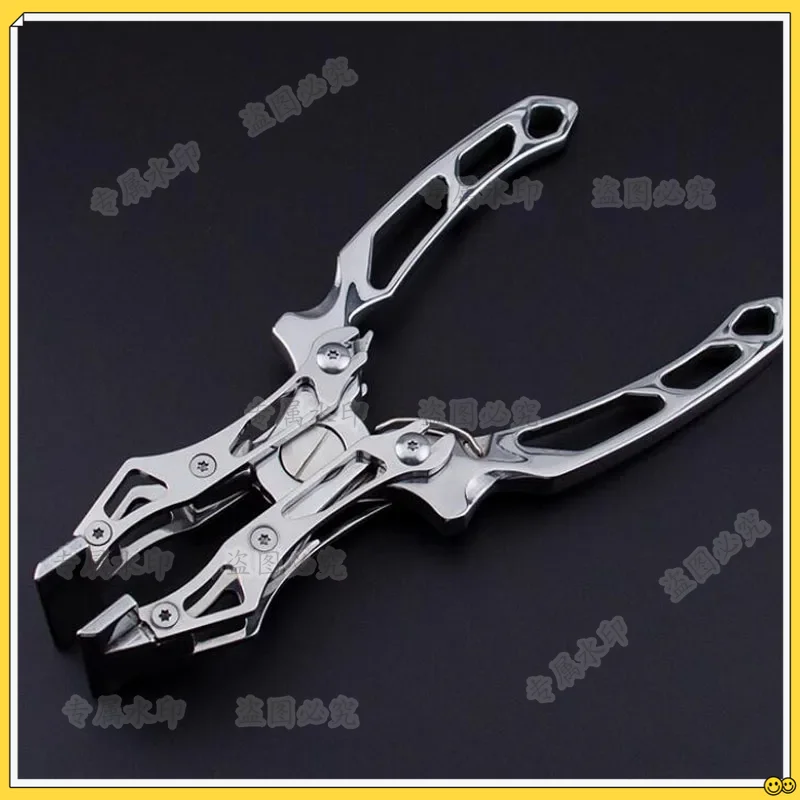 Creasing and clamping tools DIY leather tools, professional 420 stainless steel leather flat pliers - edge folding tool