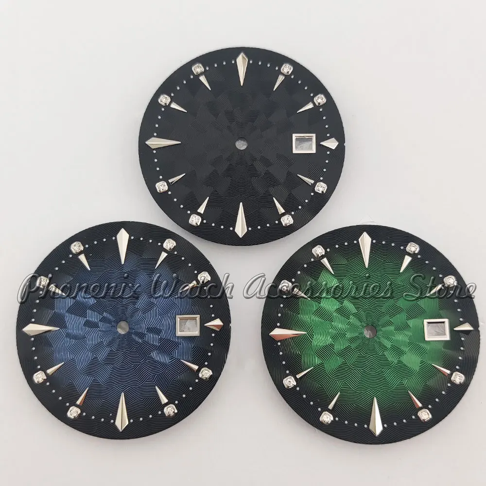 nh35 dial 35mm watch dial with multiple colors and high-quality dial suitable for NH35 automatic movement watch accessories