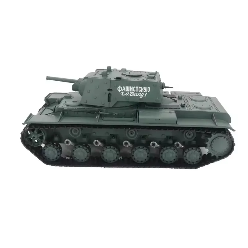 Heng Long 1/16 Escala RC Tank TK7.0 Plástico Ver Soviético KV-1 3878 RTR 2.4G Modelo de tanques de controle remoto