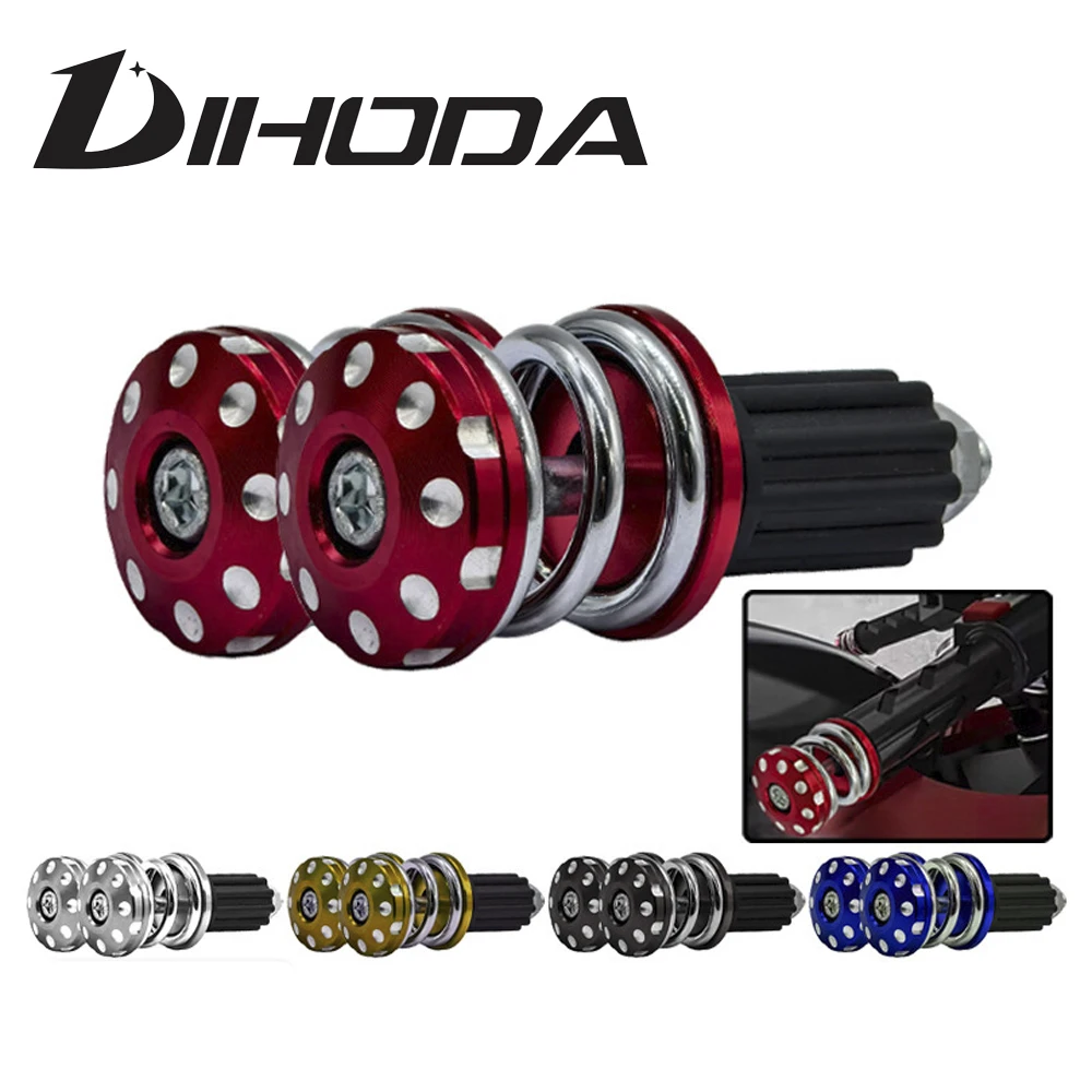 

Аксессуары для модификации мотоцикла, пружинная заглушка из алюминиевого сплава с ЧПУ, ручка амортизатора, креативная заглушка ручки крана