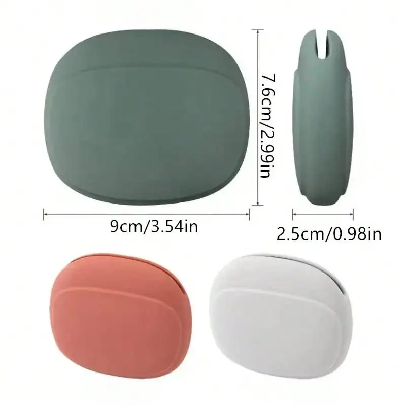 2026 COLORS Silicone Cell Phone Cable Bag, Data Cable Storage Box, Travel Earphone, Wire Key, U Drive, USB Rating, Sauna