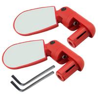 Bicycle Handlebar Mirror Bicycle Handlebar Mirror Rearview Mirror Adjustable 2Pcs Bike Mountain Cycling Handlebar End Accessorie