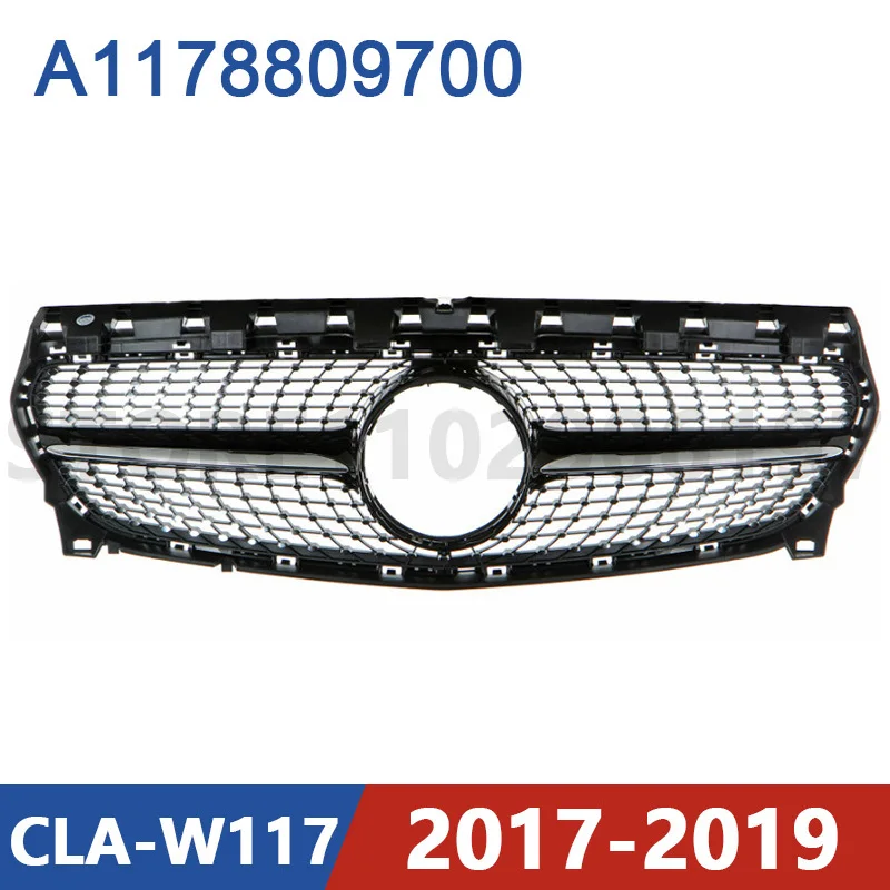 

for Mercedes Benz 2017-2019 W117 CLA180 CLA200 CLA220 CLA250 Front Bumper Radiator Grill Mesh Middle Net A1178809700 1178809700