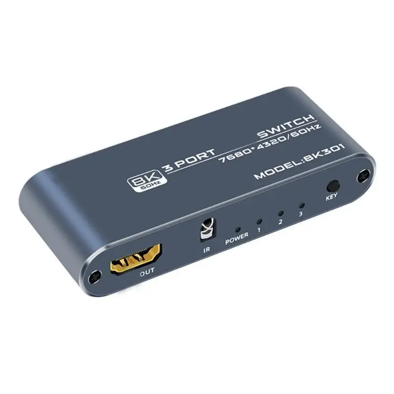 R53C 8K UHD HDMIcompatible Audiophiles Embedder With Control for Simplified Home Entertainment