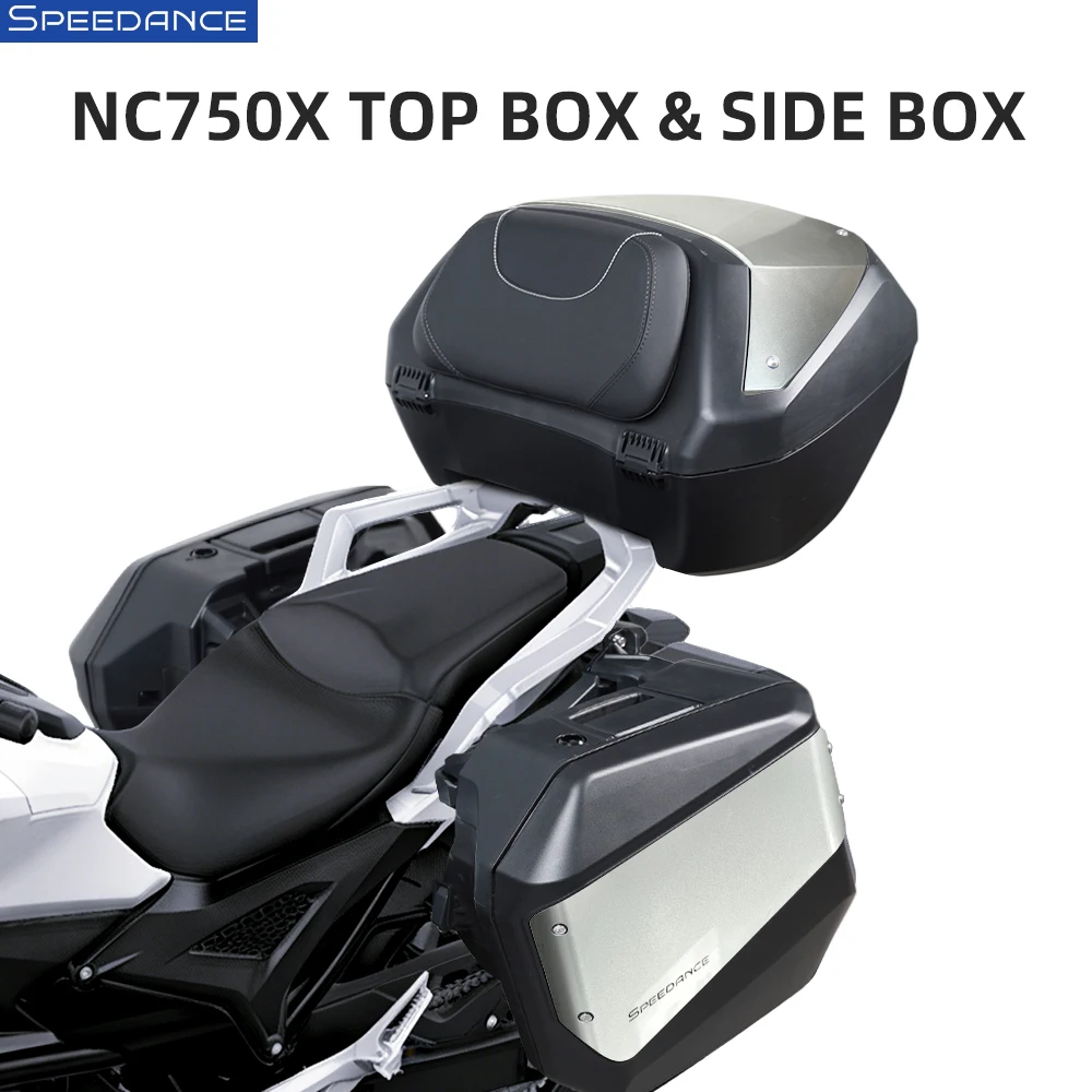 SPD Luggage Side Top Cases Tail Box Kit 3 Set for Honda NC750X Motorcycle Scooter Panniers Trunk Modifie