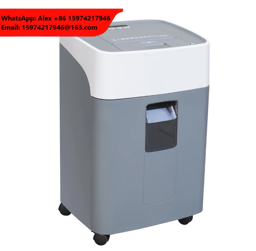 Hot Selling Auto Feed Paper Shredder 300 Sheets P5 Commercial Heavy Duty Cross Cut 40L Paper/Staples/Paper Clips For Home Office