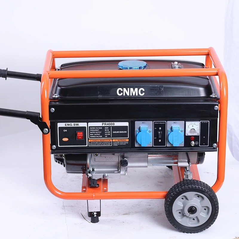 

Генератор мощностью 6500 Вт, 220 В, 50 Гц, генератор с утолщенными шинами, 4-тактный цельнометаллический материал, электрическийstart с воздушным охлаждением для домашнего использования