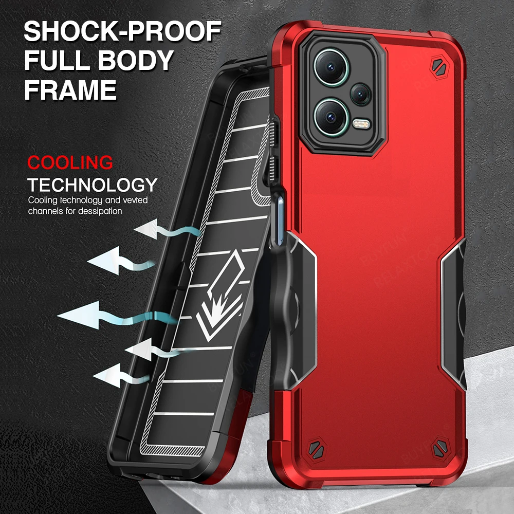 เคสป้องกันสำหรับ Xiaomi redmi Note 12เคสเกราะเบาทนทานกันกระแทกกรอบป้องกัน12 Pro Note 12 Pro PLUS